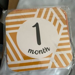 Baby milestone cards